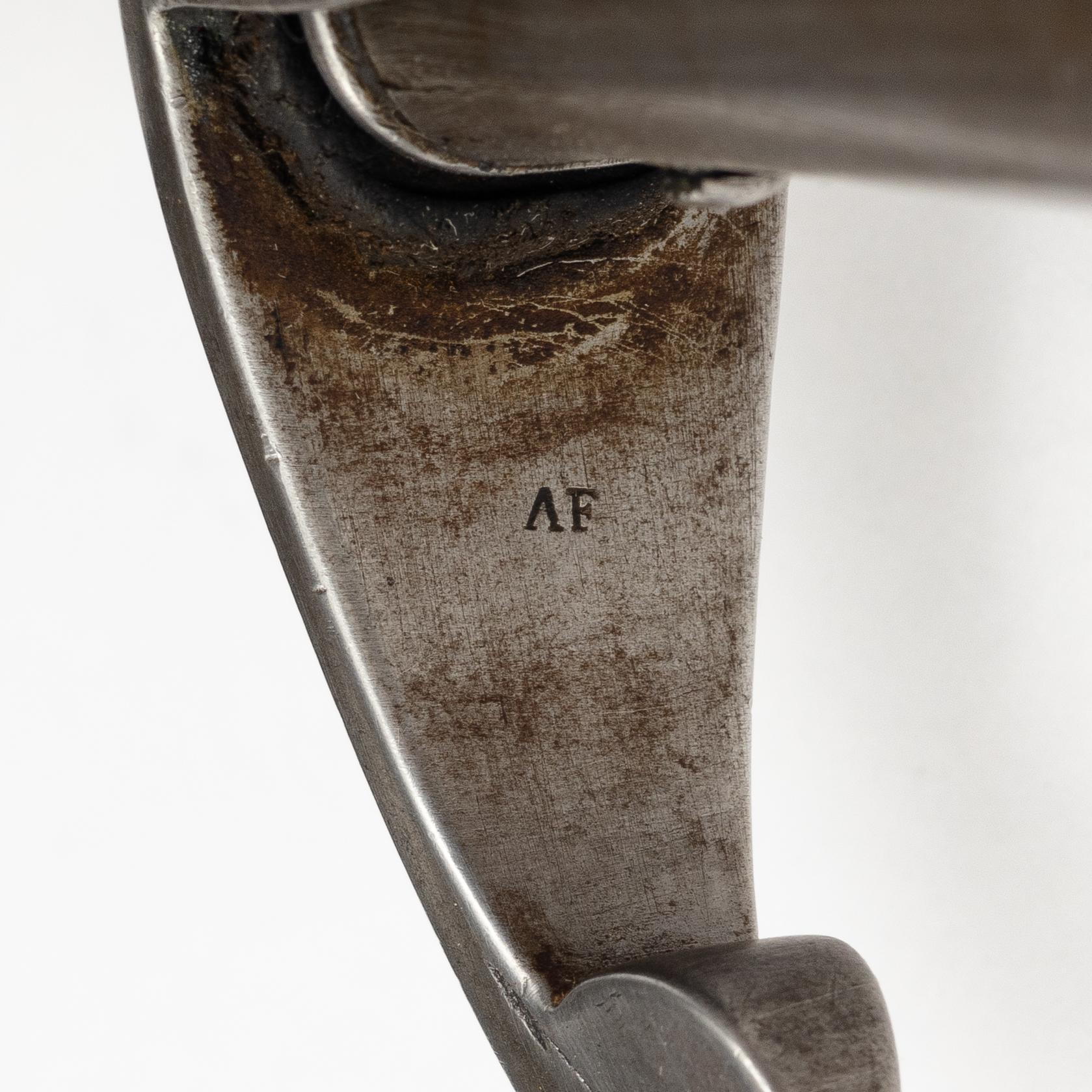 Saber, Swedish, 1831 artillery pattern, with scabbard.