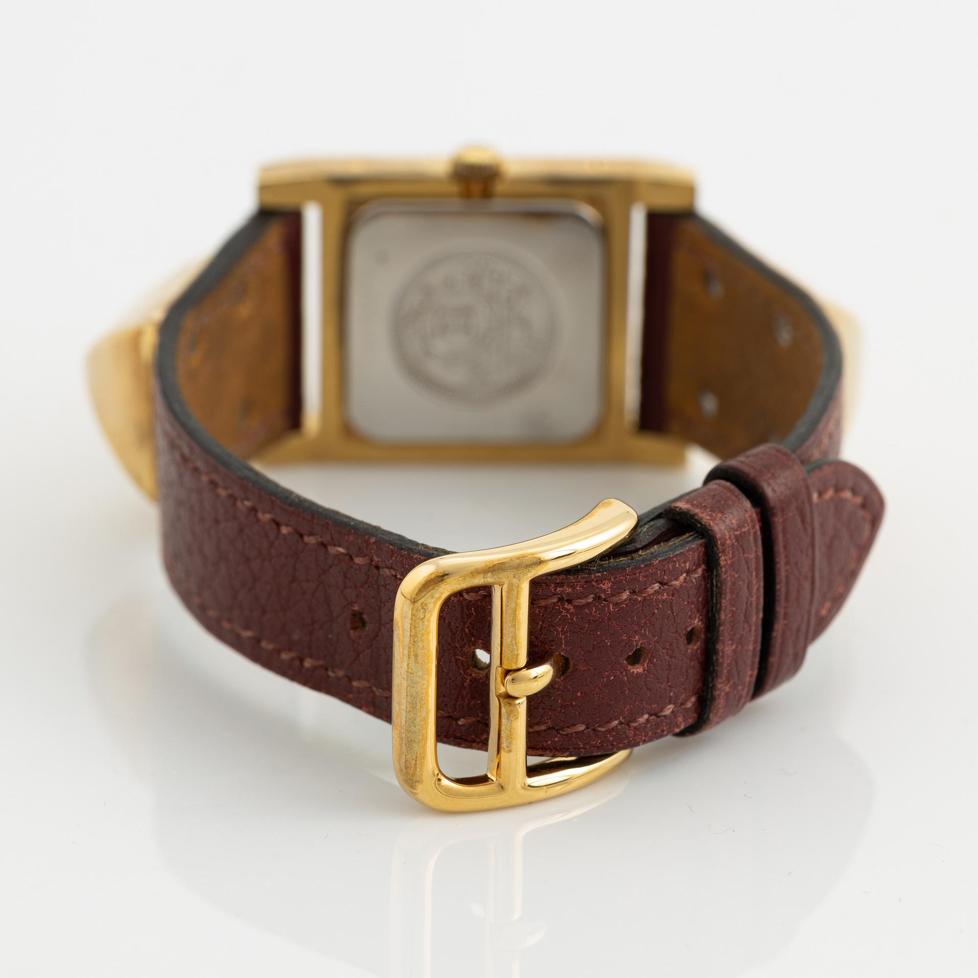 Hermès, Medor, armbandsur, 23 x 32 mm.