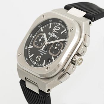 Bell & Ross, BR05, chronograph, wristwatch, 42 mm.