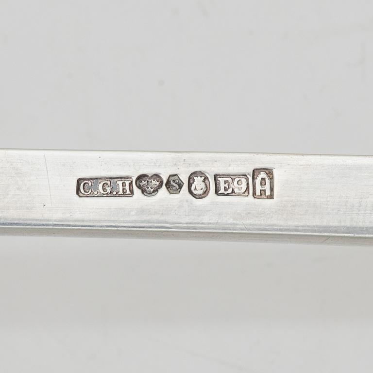 C.G. Hallberg, A silver soup ladle, model "Diana", Stockholm 1955.