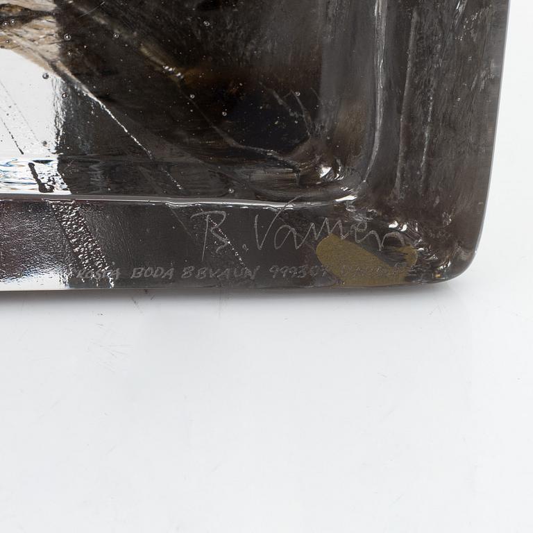 Bertil Vallien, a unique glass sculpture, Kosta Boda, Sweden.