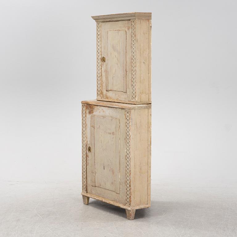 A Gustavian cabinet, around the year 1800.