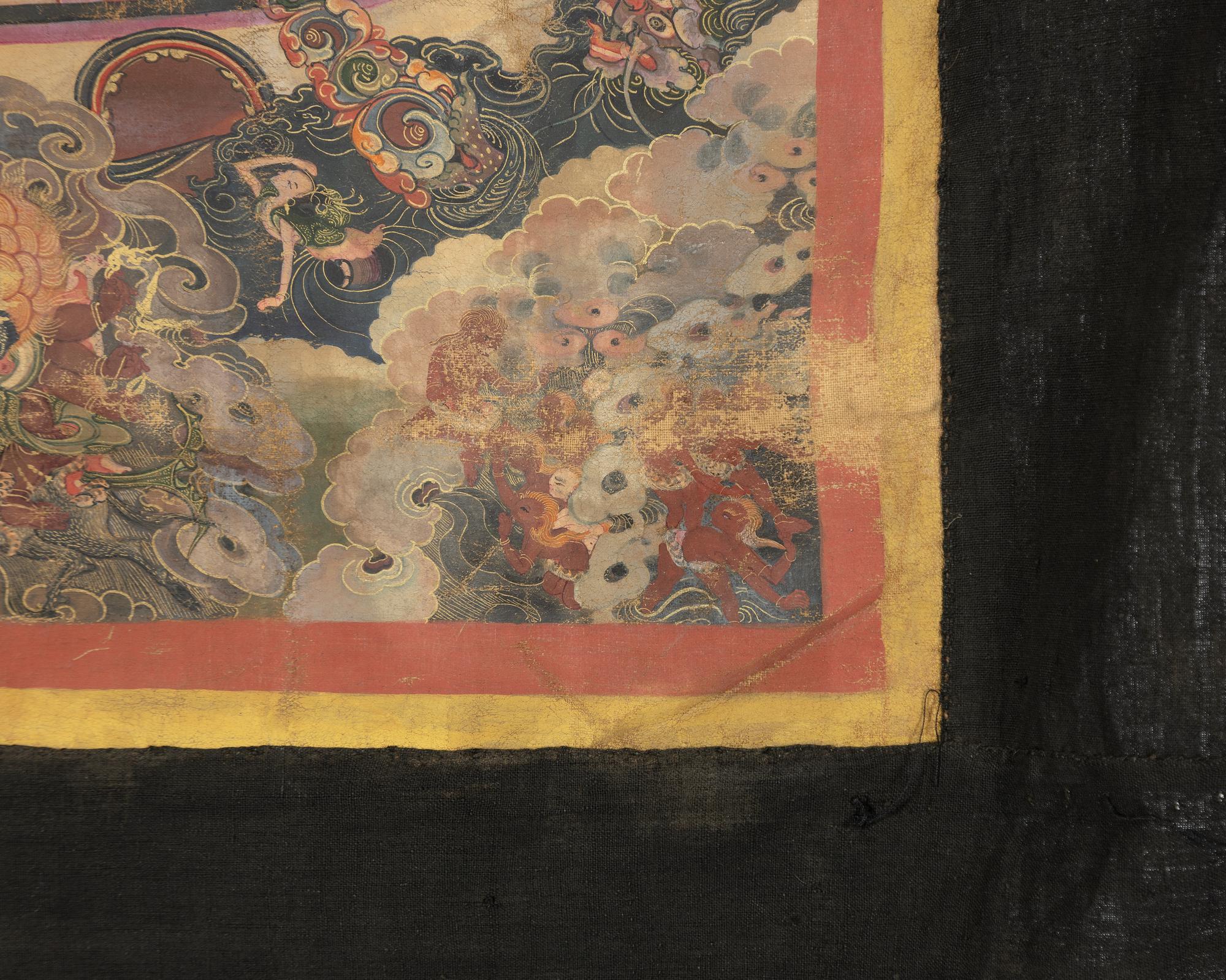 A Tibetan thangka, 19th/20th century.