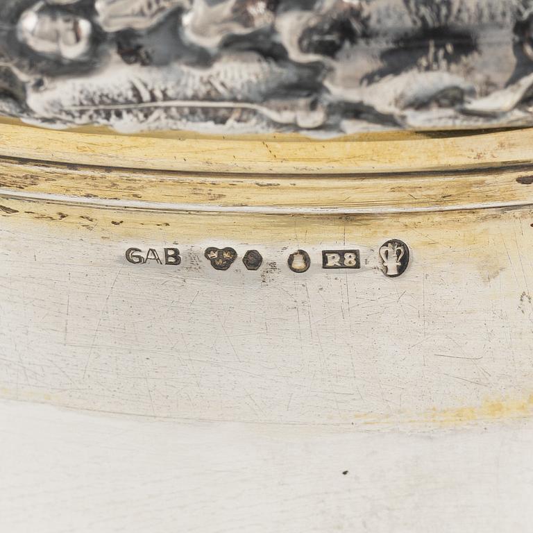 GAB, stop, silver, Stockholm 1943.