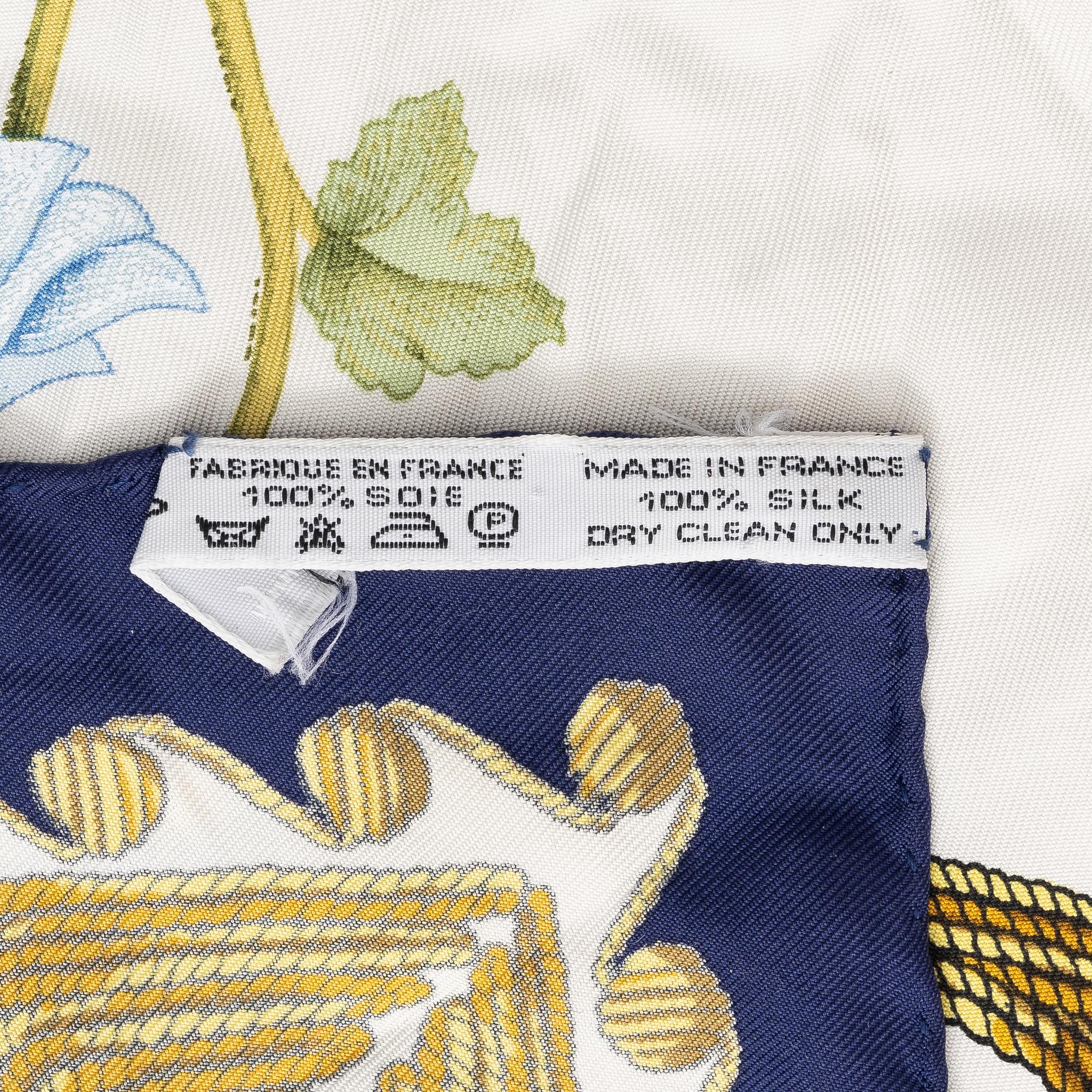 Hermès, an 'Arabesques' scarf.