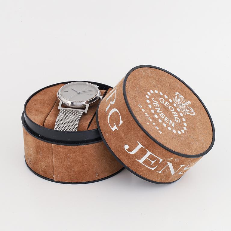 Georg Jensen, design Jörgen Möller, wristwatch, 30 mm.