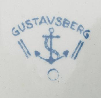 SKÄRBRÄDEN, 6 st, porslin, sekelskiftet 1900.