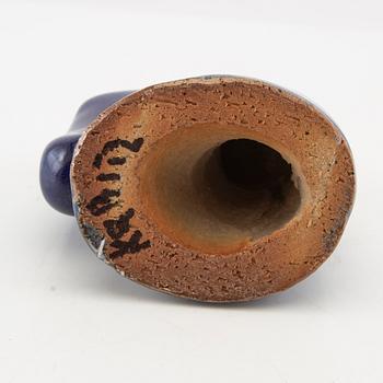 Ulla & Gustav Kraitz, skulptur, glaserat stengods, signerad.