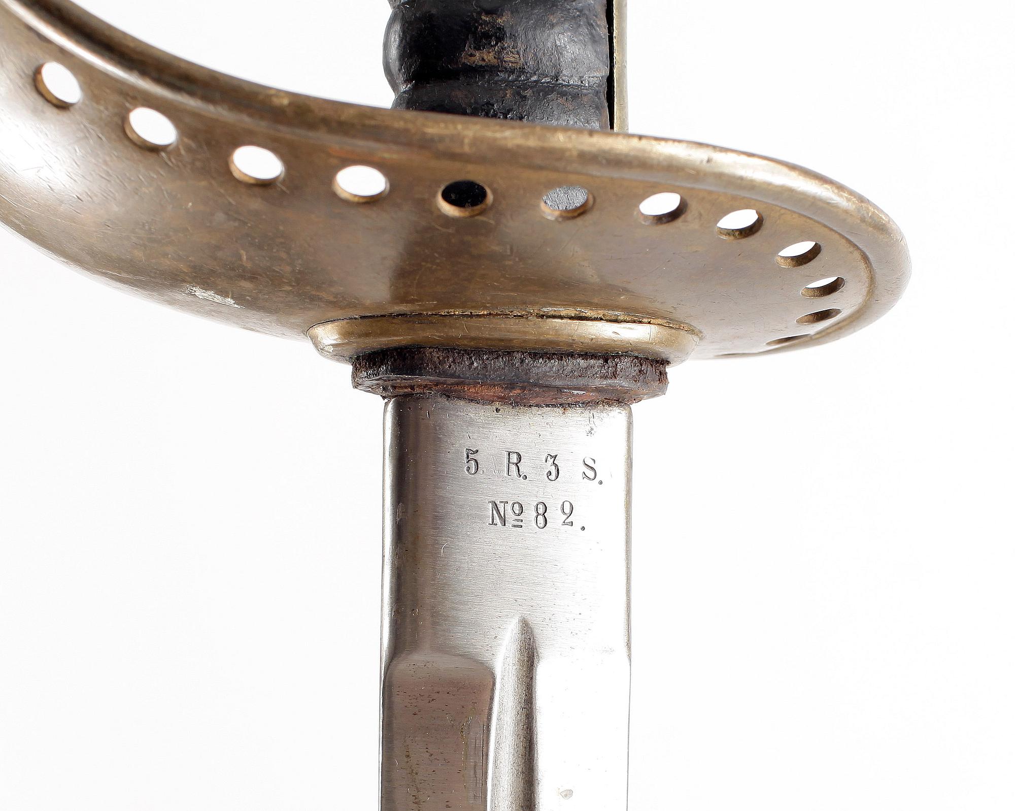 SABEL för kavallerimanskap, m/1893, E. Svalling, Eskilstuna.