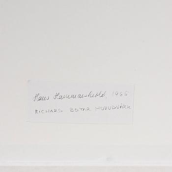 Hans Hammarskiöld, "Richard botar huvudvärk", 1965.
