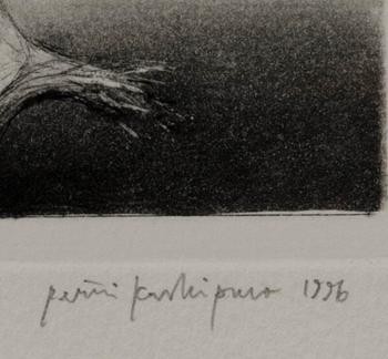 PENTTI KASKIPURO, etsning, numrerad artist proof 5/5, signerad och daterad 1996.