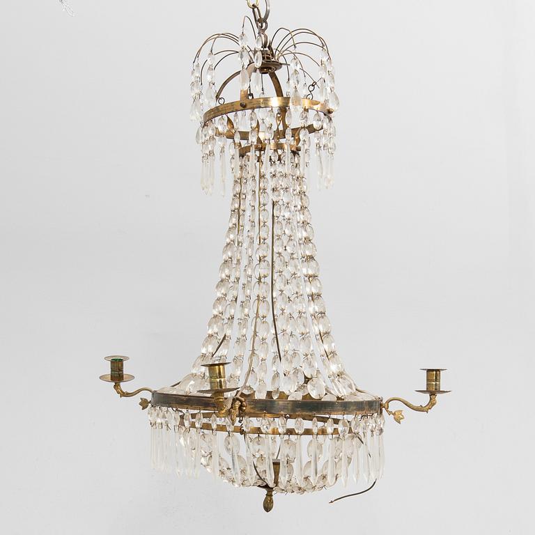 Chandelier, Gustavian style, 20th century.