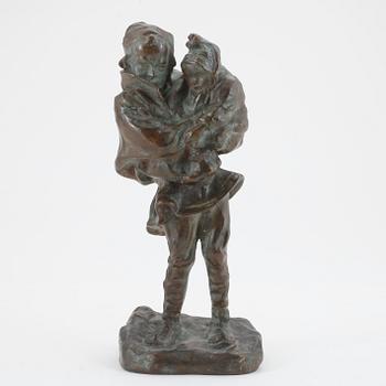 GERDA SPRINCHORN, skulptur, brons, sign o märkt Stockholms Konstgjuteri godset.
