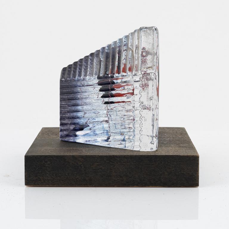 Bertil Vallien, skulptur, glas, Kosta Boda Atelier, 2/1000.