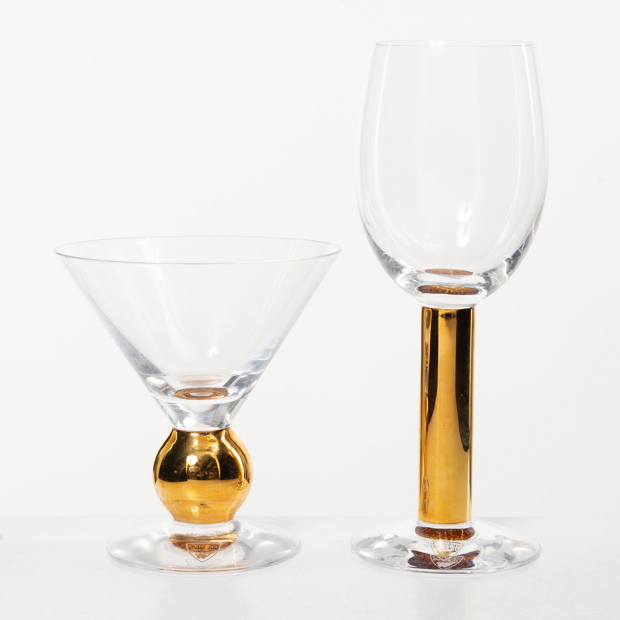 Gunnar Cyrén, glas, 14 st, "Nobel", Orrefors.