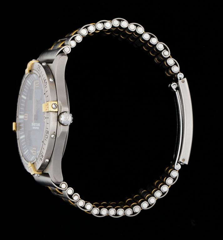 ARMBANDSUR, titan och guld, Breitling, Aerospace, 1996.