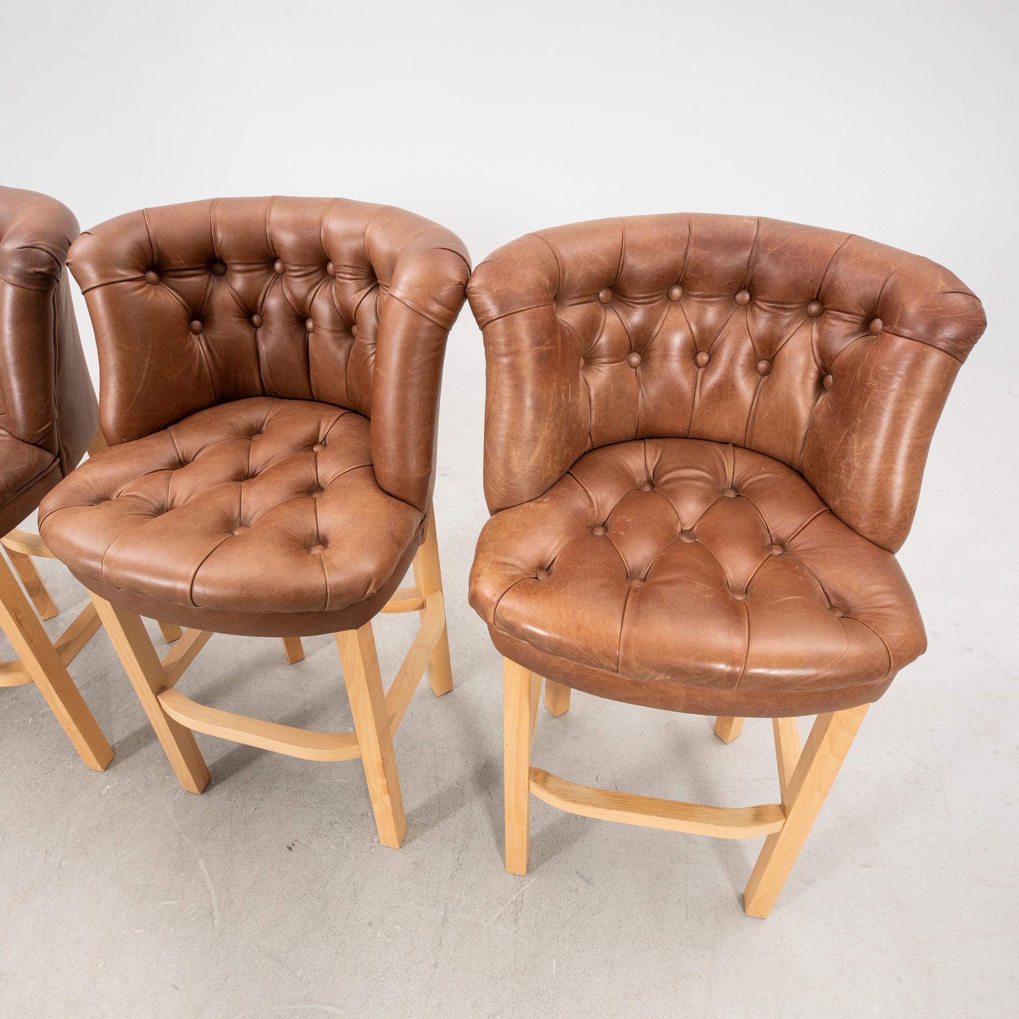 A set of four Milton barstools Lexington 21st century.