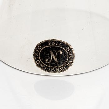 Kaj Franck, a set of six early 1950s schnapps glasses for Nuutajärvi.