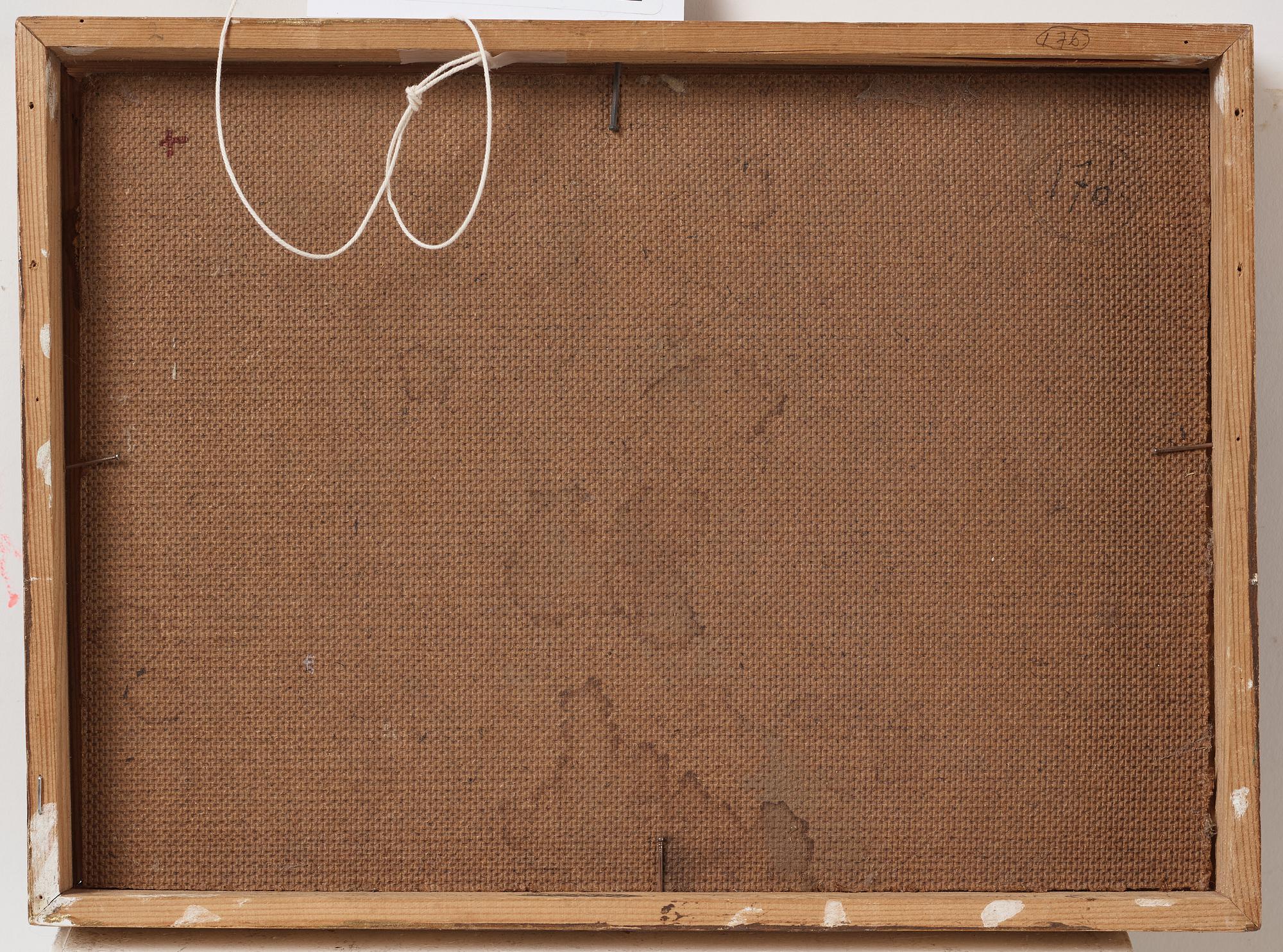 RUNE JANSSON, oil on canvas, signed and dated -54.