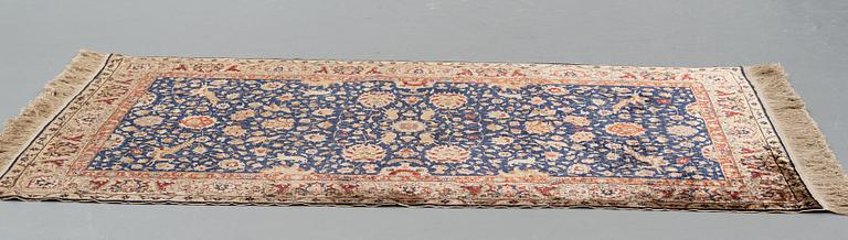 MATTO, an antique/semi-antique silk Turkey, probably Kayseri, ca 178 x 121-124 cm.