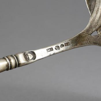 SOPPSLEV, silver, Carl Herdin, Falun, 1849.