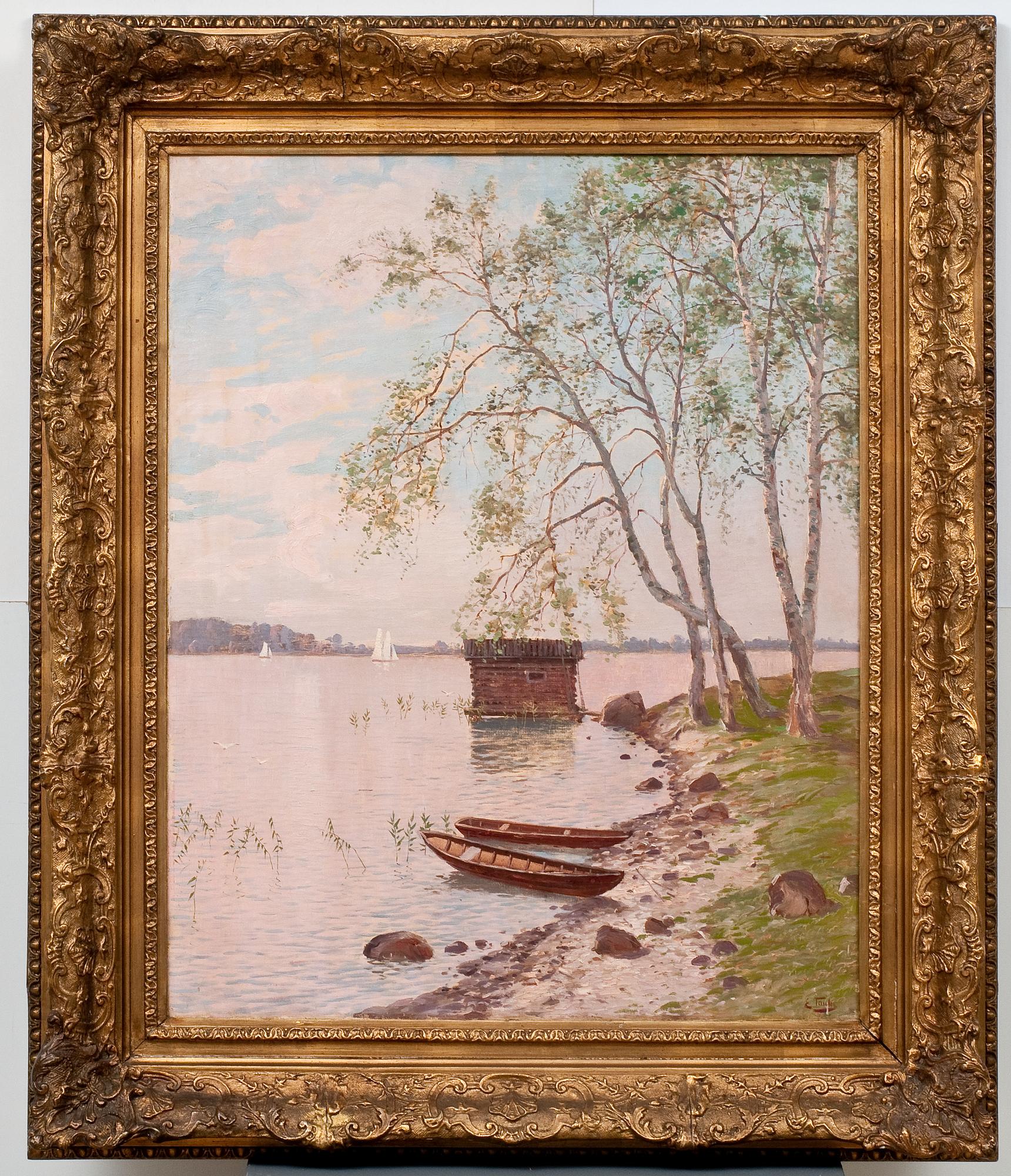 Eugen Taube, EVENING ON THE BEACH.