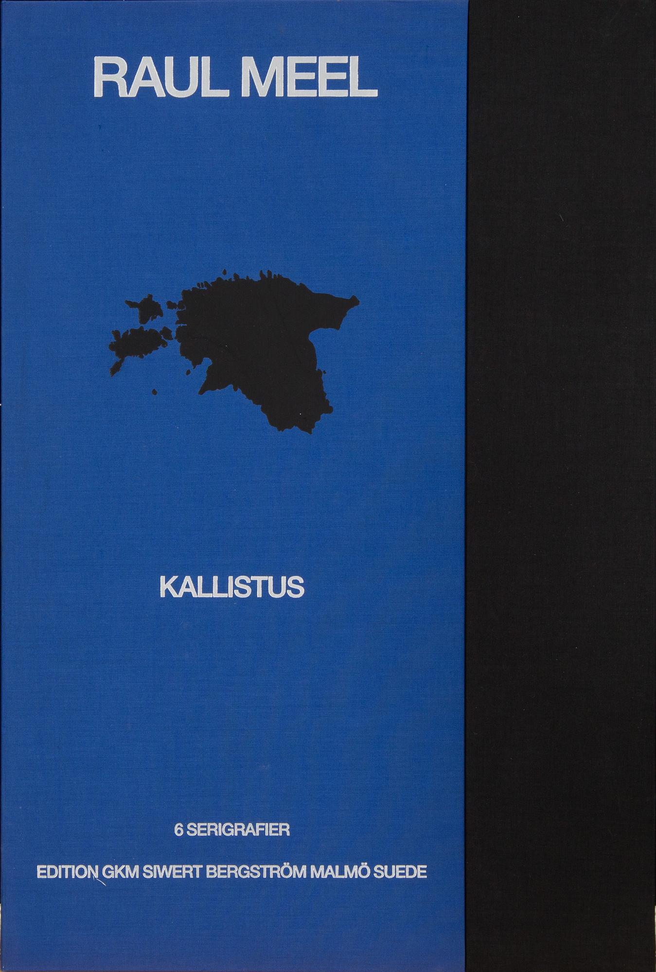 RAUL MEEL, 6 färgserigrafier med konstnärens handavtryck direkt på pappret, signerade, numrerade 9/60 och daterade- 89.