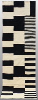 Gallerimatta, Kelim, ca 290 x 82 cm.