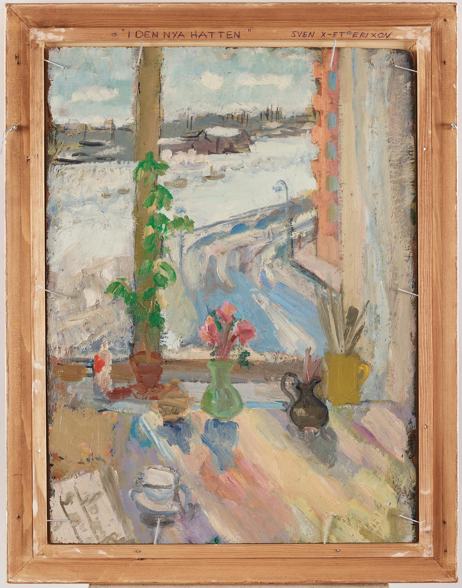 Sven X:et Erixson, Woman in a hat.