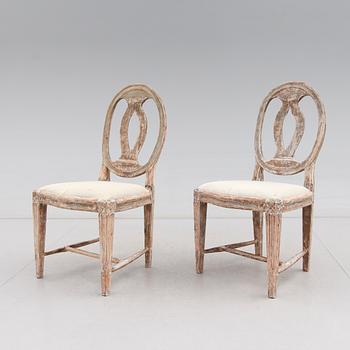 STOLAR, 1 par, gustavianska, 1700-talets slut.
