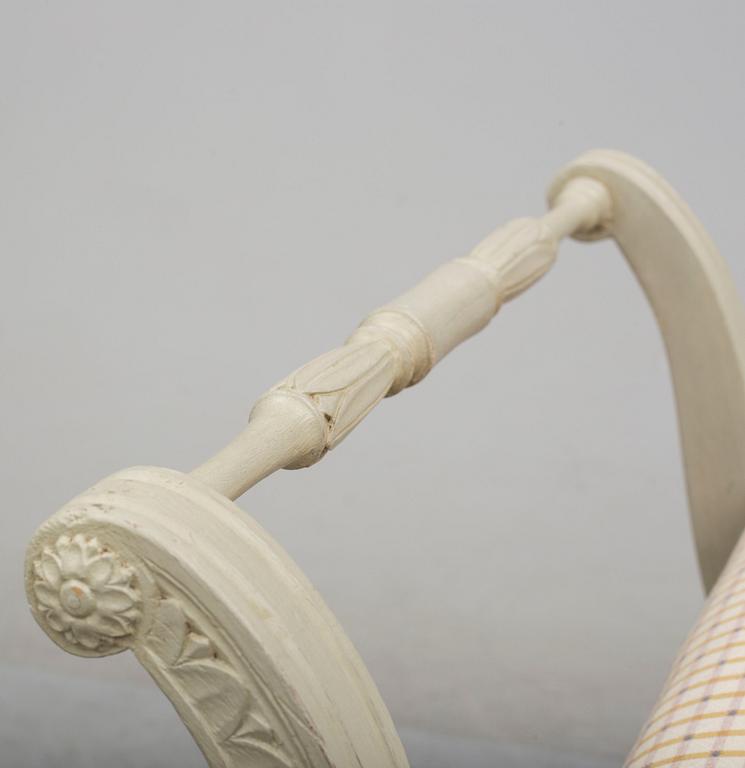 an early 19th century late gustavian stool.