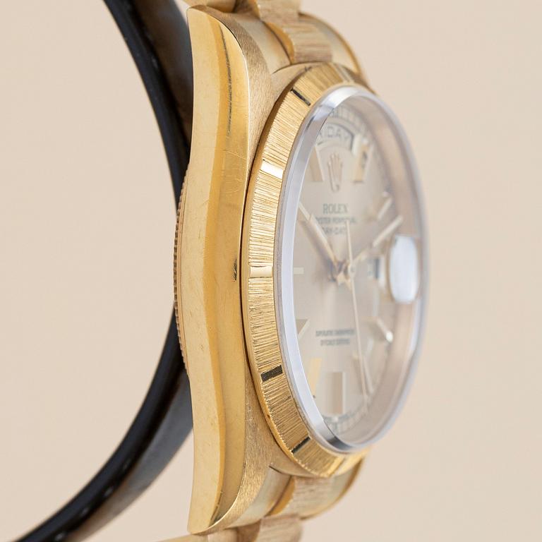 Rolex, Day-Date, "Bark Finish", ca 1990.
