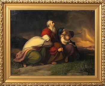 Johann Georg Meyer von Bremen, Abraham and others in a biblical scene.