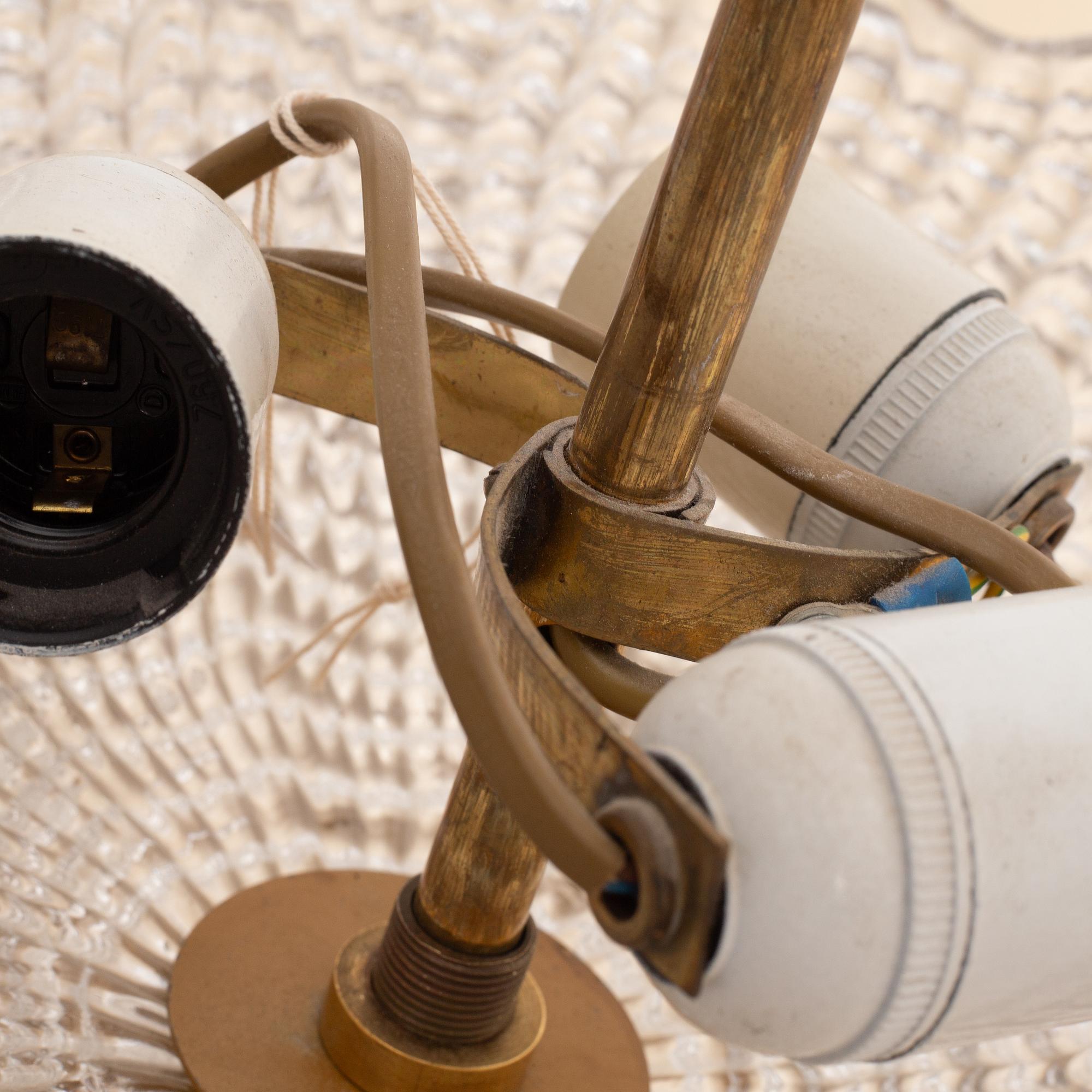 Bertil Brisborg, taklampa, variant av modell "31020/1890", Nordiska Kompaniet, 1940-tal.