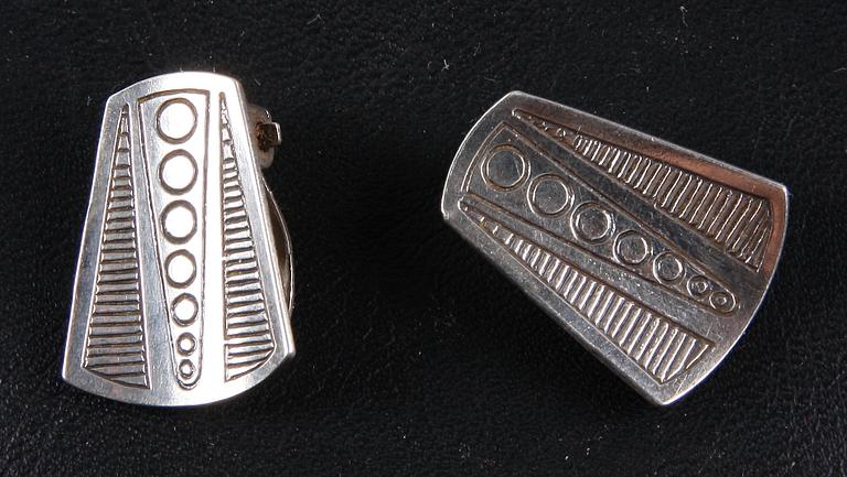 SMYCKEN, 3 delar, sterlingsilver, Borgila, Stockholm, 1957.