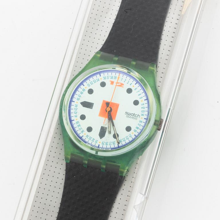 Swatch, Hopschotch, wristwatch,  34 mm.