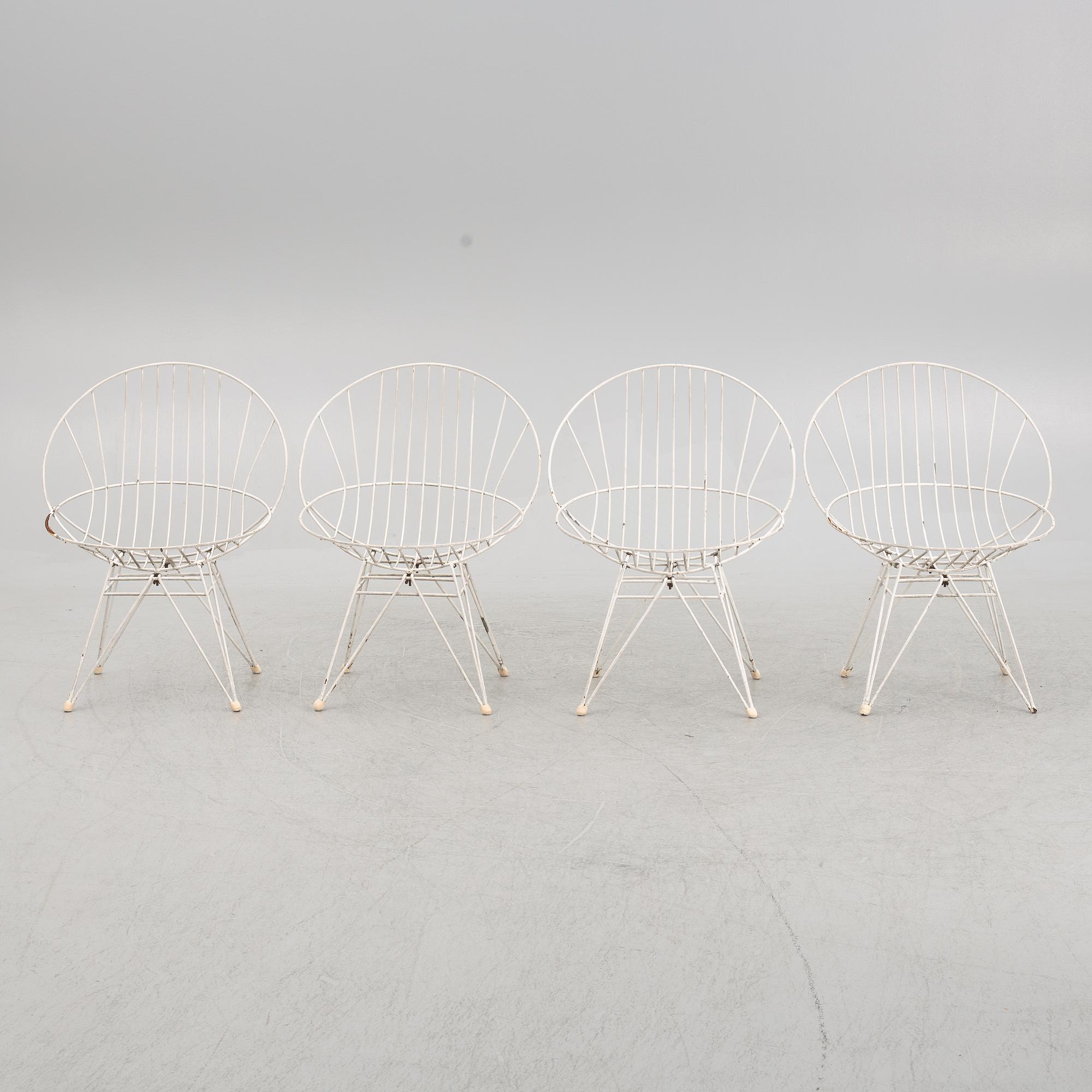 Cees Braakman, a set of 4 chairs, Pastoe, Netherlands, second half of the 20th century.