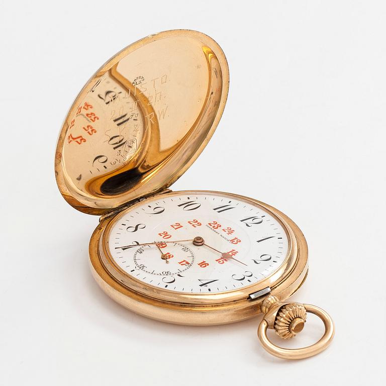 Tavannes Watch Co, fickur, savonett, 55,5 mm.