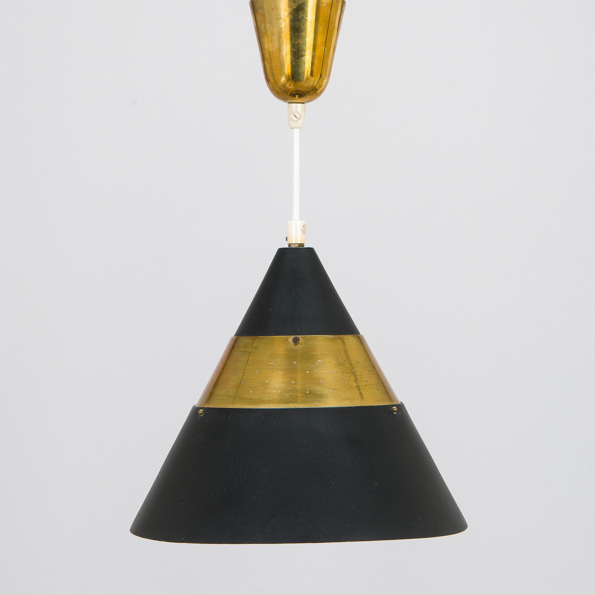 Maria Lindeman, taklampa, modell 51184, för Idman, 1900-talets mitt.