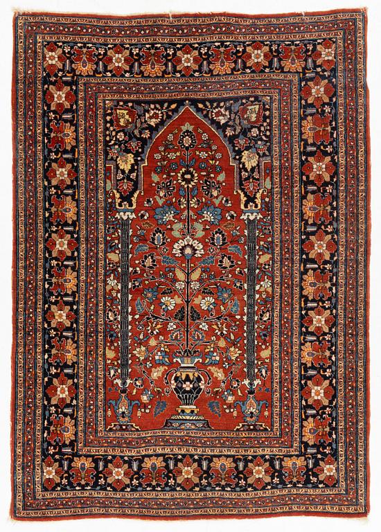 Matta, an oriental rug, c. 192 x 134 cm.