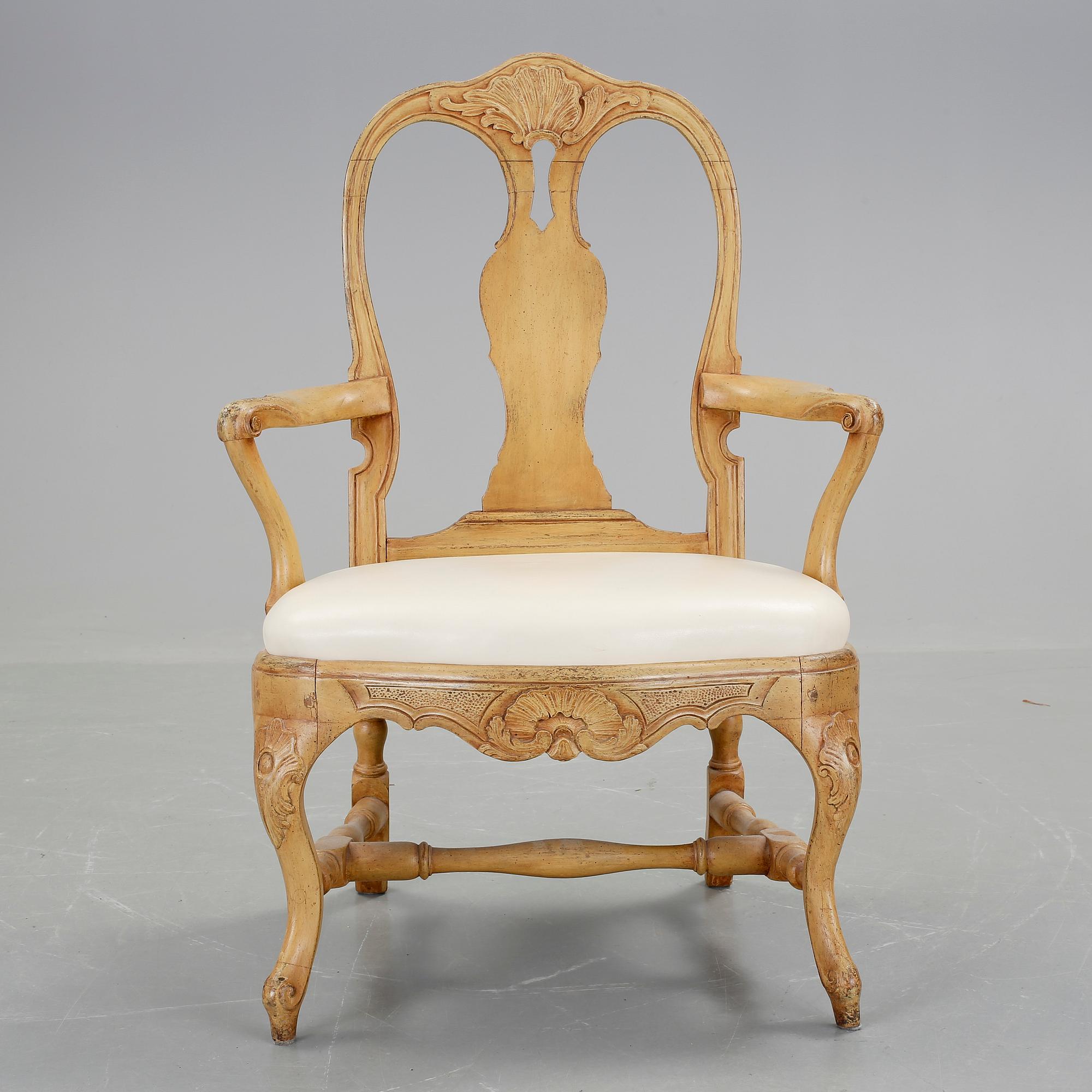 KARMSTOL, Rokoko. Stockholm 1700-talets mitt.