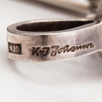 Karl-Ingemar Johansson, A sterling silver necklace. Gothenburg 1987.