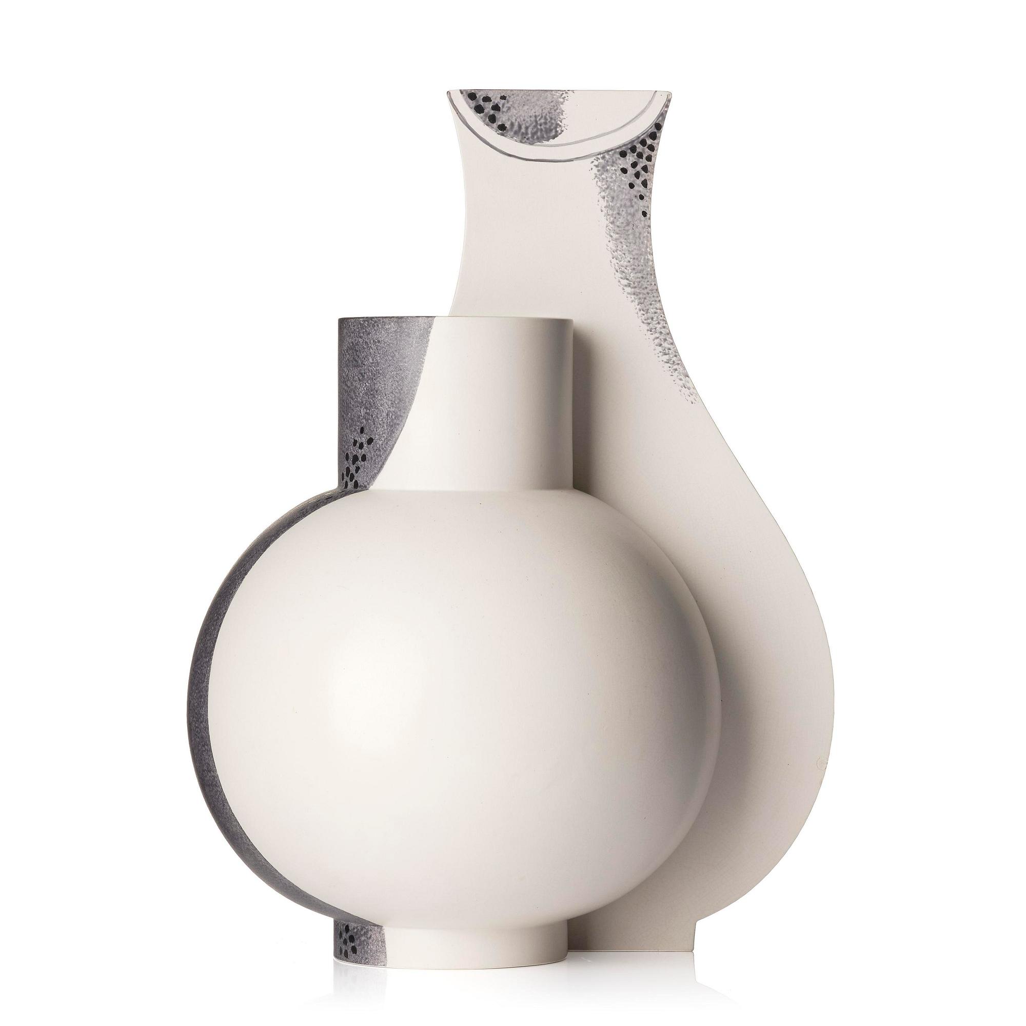 Wilhelm Kåge, an important "Surrea" stoneware vase, Gustavsberg, ca 1940.