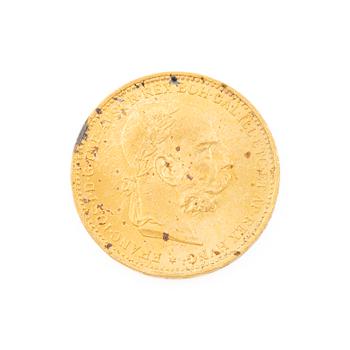 Gold coin, Austria-Hungary, 20 Corona, 1893.