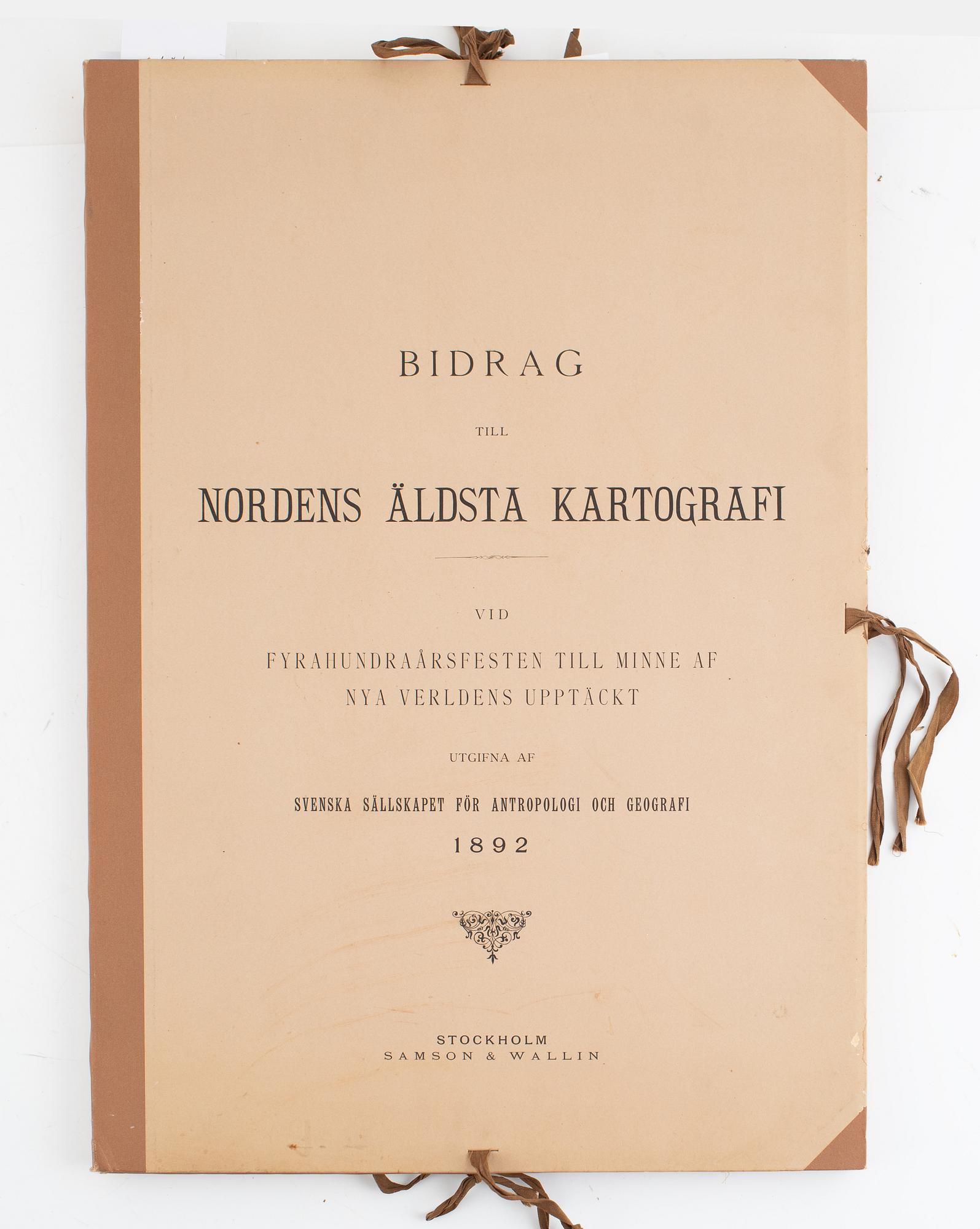 Stielers Hand-Atlas 1834 & Bidrag till Nordens äldsta kartografi.