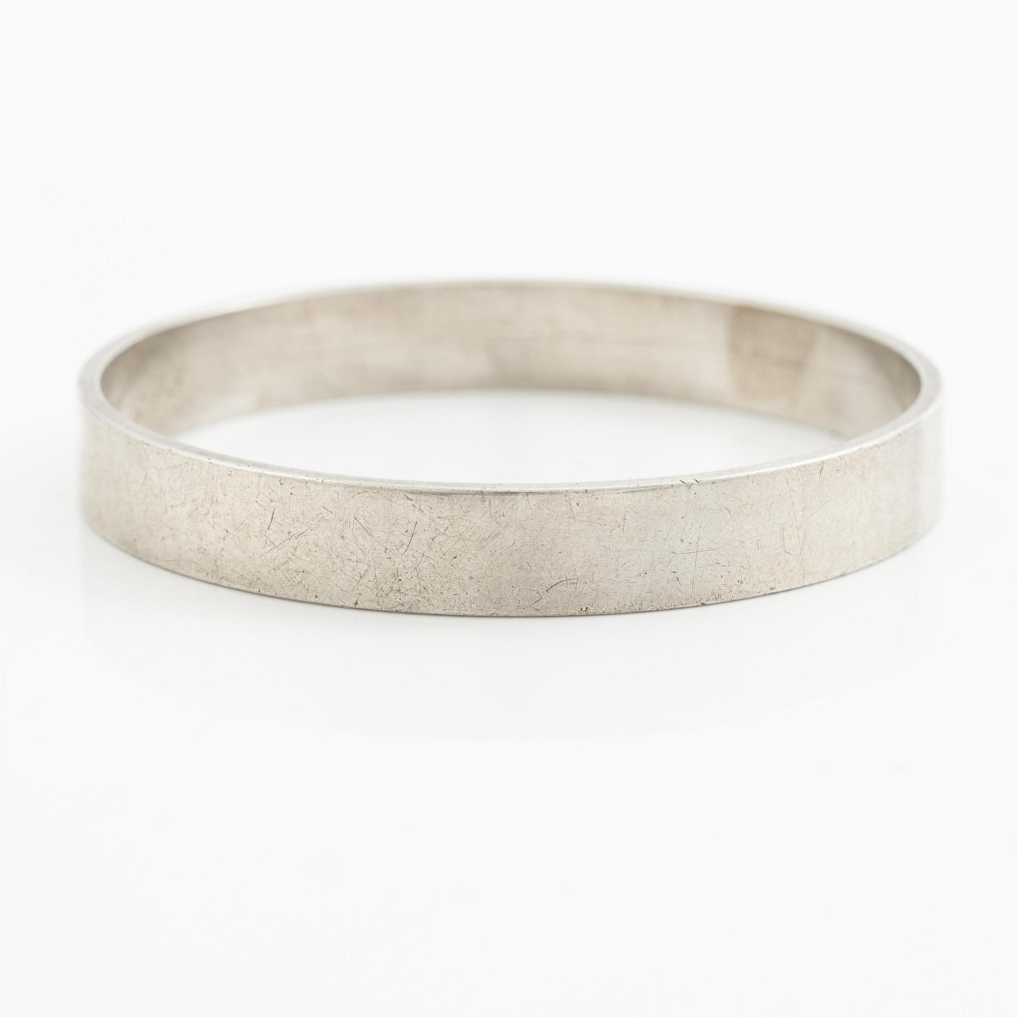 Wiwen Nilsson, a bangle, silver, Lund 1973.