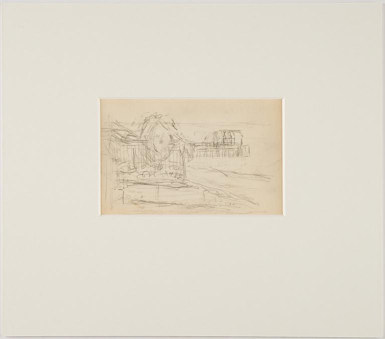 Carl Kylberg, pencil drawing.