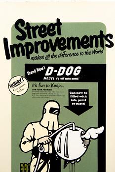 D*Face aka Dean Stockton, a signed and numbered color serigraph.