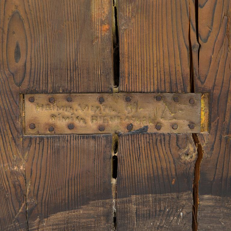 HEIMO VIROLAINEN, relief, painted wood, signed and dated 1972.