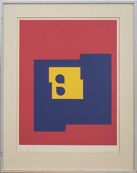 IB GEERTSEN, färglitografi, signerad och daterad 1971, numrerad 56/75 VI.